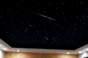 单白光闪烁+流星